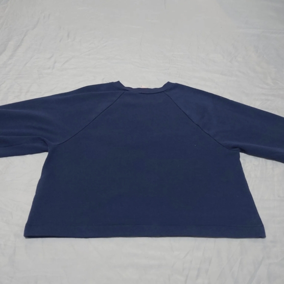 Juicy Couture Sweatshirt Long Sleeve T-Shirt Long Sleeve Round Neck Blue Small - Picture 2 of 6